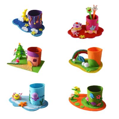 2025 Hot Selling Non-woven Fabric Pen Holder Craft Kit