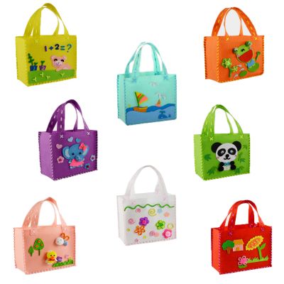 Hot Selling Brand New DIY Non-Woven Fabric Mini Handbag Creative Sewing Pasting Toy